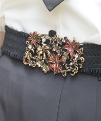 彼岸花モチーフゴムベルト【WEB先行販売】