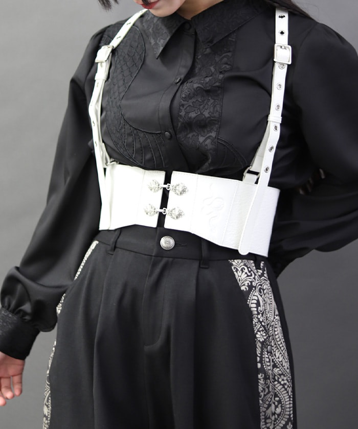 蛇モチーフハーネスベルト | axes femme online shop