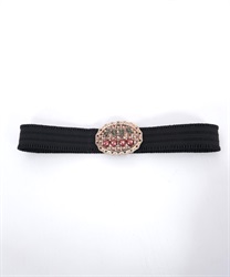 チェリーリボンゴムベルト(黒-F)