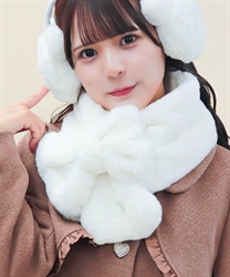 リボンファーマフラー | POETIQUE | axes femme online shop リボンファーマフラー | POETIQUE | axes femme online shop