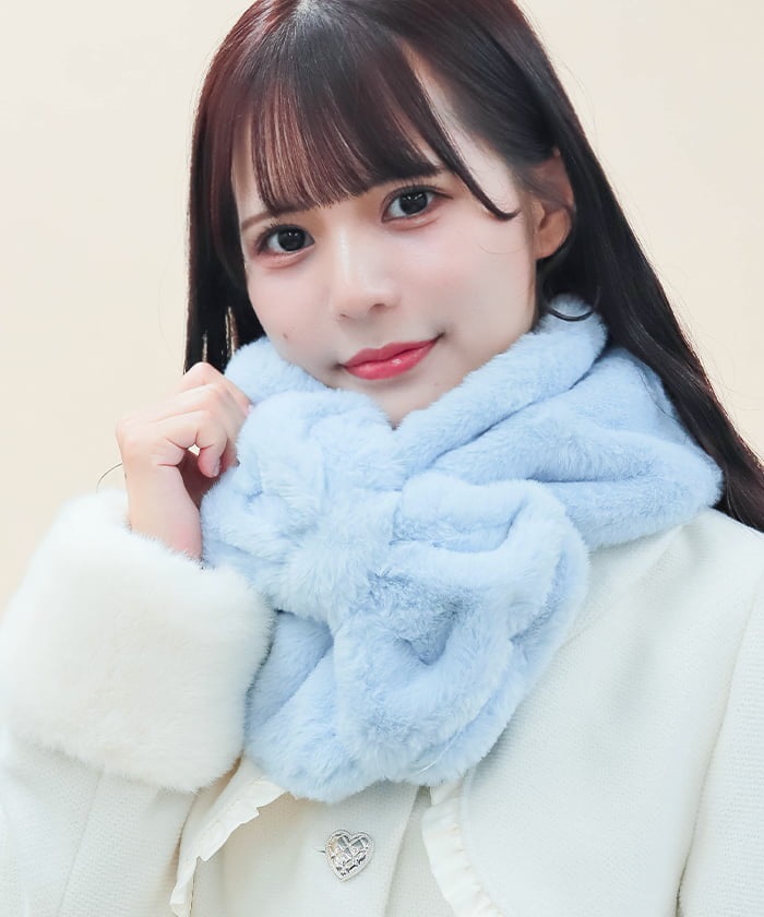 リボンファーマフラー | axes femme online shop -outlet-
