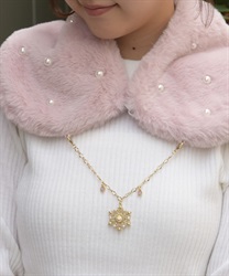 雪モチーフファーティペット【WEB先行販売】(ピンク-F)