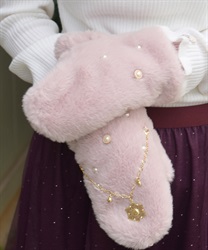 雪モチーフファーミトン【WEB先行販売】(ピンク-F)