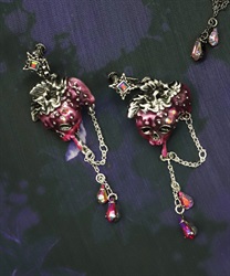 ポイズンベリー２ｗａｙピアス【予約】(赤-F)