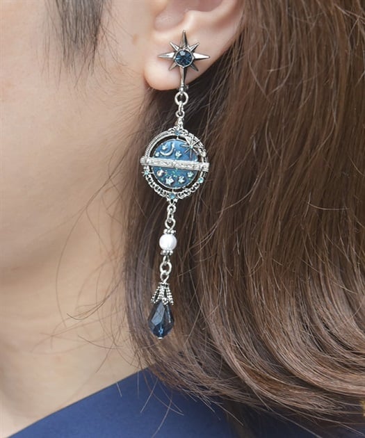 星巡りの天球儀イヤリング【WEB先行販売】