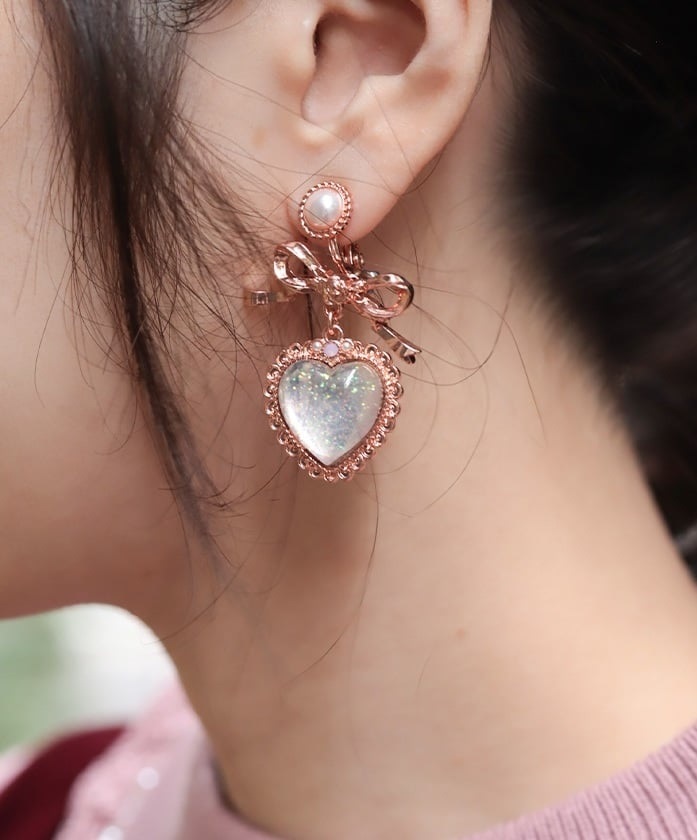 セイクリッドハートイヤリングピアス | axes femme 公式オンライン