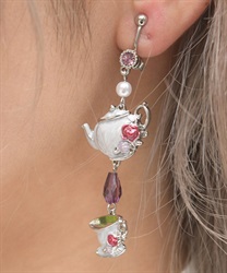 ティータイムイヤリング＆ピアス(シルバー-F)