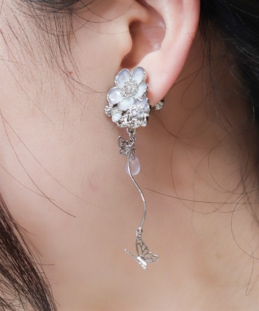 ネモフィラモチーフイヤリング【予約】