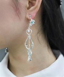 ランブルフィッシュピアス(シルバー-F)