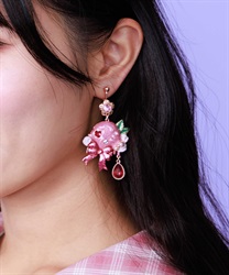アイスクリーム２ＷＡＹピアス(ピンク-F)