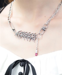 ロゴチャームネックレス(Ａシルバー-F)