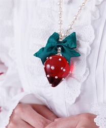 ジュエルベリーネックレス(赤-F)