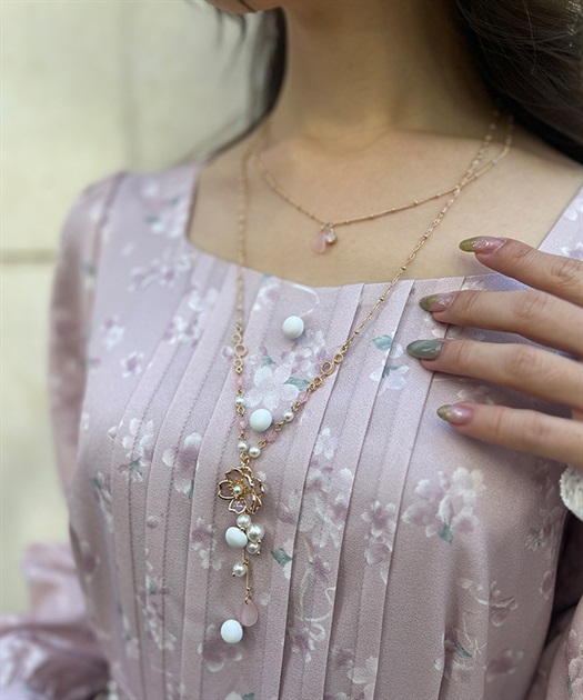 桜モチーフネックレス | outlet | axes femme online shop 桜モチーフネックレス | outlet | axes femme online shop