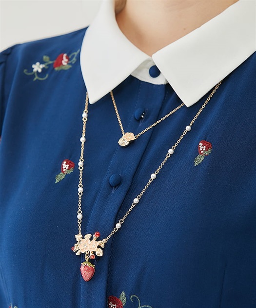 いちごモチーフネックレス【期間限定価格】 | outlet | axes いちごモチーフネックレス【期間限定価格】 | outlet | axes