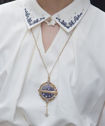 星巡りの天球儀ネックレス【WEB先行販売】(ゴールド-F)