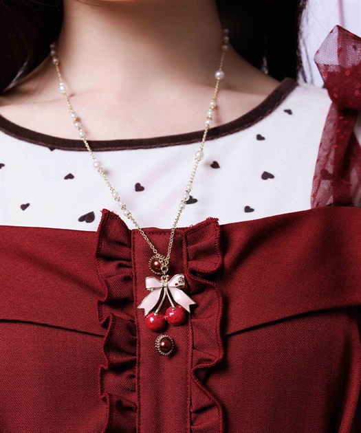 アクセサリー me1106 53000 ディヴェールショコラネックレス【予約】 | axes femme online shop