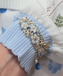 ネモフィラモチーフブレス【予約】(ゴールド-F)