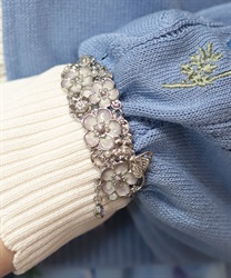 ネモフィラモチーフブレス【予約】(シルバー-F)