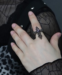 ジュエルダーククロスリング【Web先行販売】【NP】(ラベンダー-F)