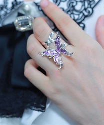 ナイトメアリボンリング【WEB先行販売】(シルバー-F)