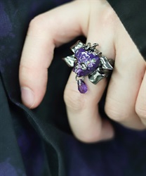 ポイズンベリーリボンリング【予約】(パープル-F)