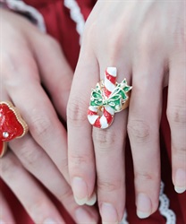 キャンディケーンリング(グリーン-F)