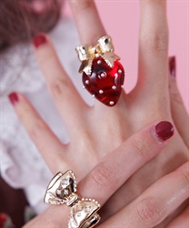 ジュエルベリーリング(赤-F)