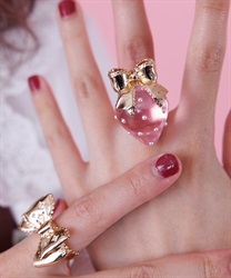 ジュエルベリーリング(ピンク-F)