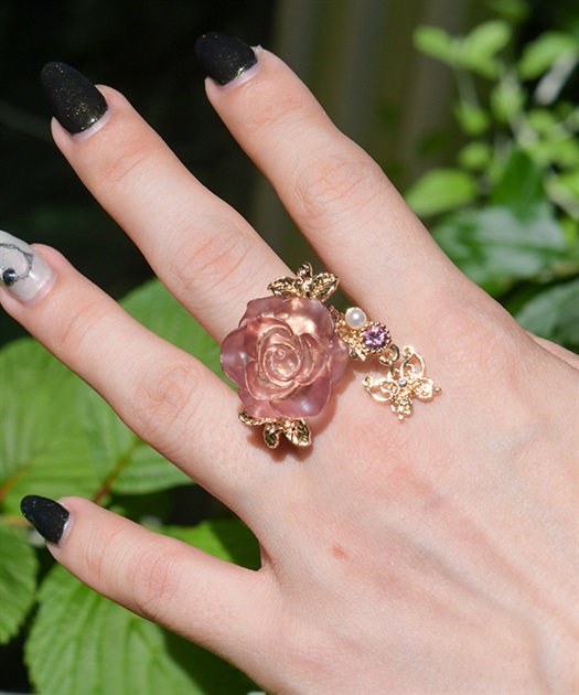 【名入れ無料】 | outlet | エレガントローズリング axes shop online femme アクセサリー