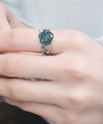 フェイバリットミニローズリング(グリーン-F)