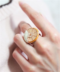 ショコラリング／オレンジ(白-F)