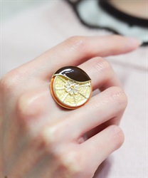 ショコラリング／オレンジ(茶-F)