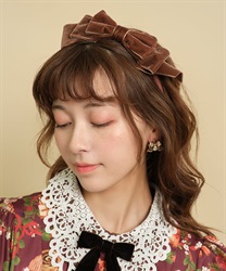 ベロアリボンカチューシャ | kawaii | axes femme online shop