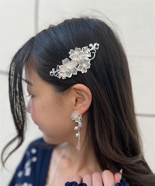 桜モチーフヘアクリップ | outlet | axes femme online shop 桜モチーフヘアクリップ | outlet | axes femme online shop