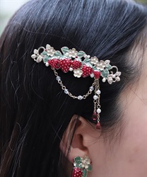 苺モチーフマルチクリップ(赤-F)