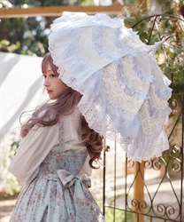 Ｃｈａｌｍｉｅｒｅ　×　Ａｐｌｅｂｅｒｕｔｅ　コラボパラソル　フェアリー・シンフォニー(白-F)