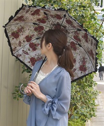 晴雨兼用プリントパゴダ傘【二次予約】(Ｂ-F)