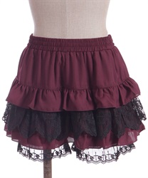 ゴシックフリルミニペチパン(ワイン-M)