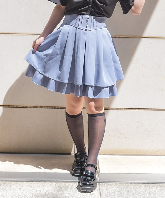 ハイウエストフレアミニスカート | axes femme | axes femme ハイウエストフレアミニスカート | axes femme | axes femme