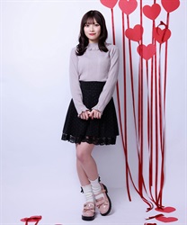 フレアシルエットショートパンツ(黒-F)