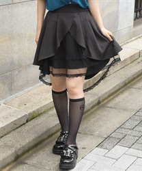 チュール重ねスカパン【WEB先行販売】(黒-F)