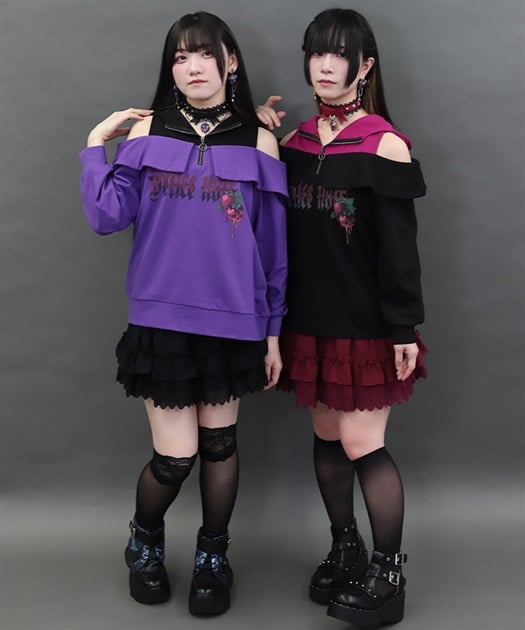 裾レースフリルミニスカート【予約】