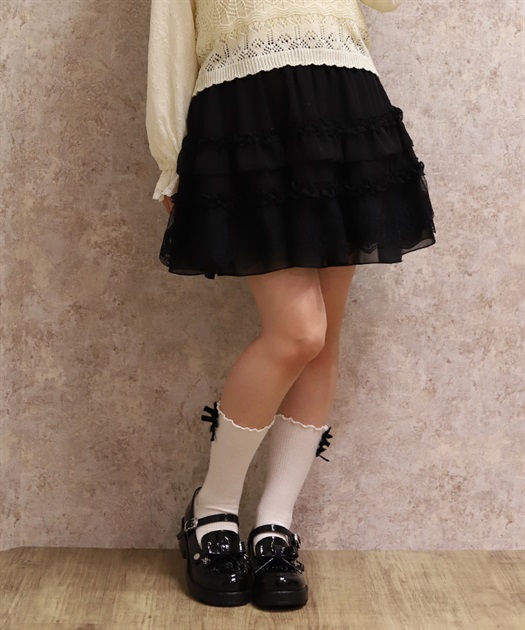 ボリュームフリルスカパン | axes femme online shop