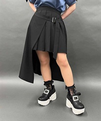 変形シャーリングデザインスカート』（スカート）｜kOhAKU