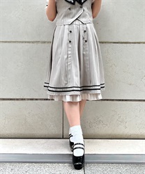チェーン付ダブルボタンスカート | outlet | axes femme online shop チェーン付ダブルボタンスカート | outlet | axes femme online shop