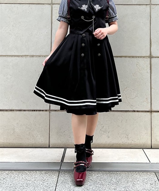チェーン付ダブルボタンスカート | outlet | axes femme online shop チェーン付ダブルボタンスカート | outlet | axes femme online shop