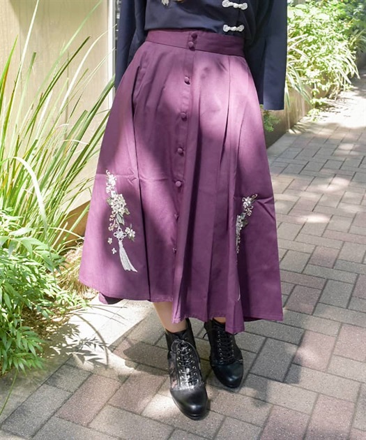 ジャスミン刺繍スカート | レディース服・レディース ジャスミン刺繍スカート | レディース服・レディース