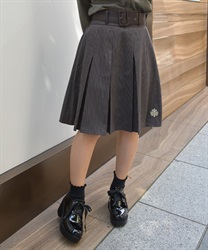 ベルト付きプリーツミドルスカート【期間限定価格】 | outlet ベルト付きプリーツミドルスカート【期間限定価格】 | outlet