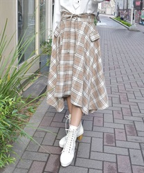 イレヘムスカート【2点10%OFF対象商品】(ベージュ-F)