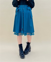 フリュイ・コンフィ刺繍スカート【期間限定価格】(グリーン-M)
